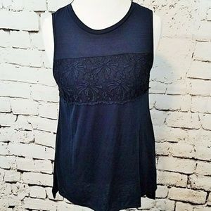 Joe Fresh navy blue tank sz M